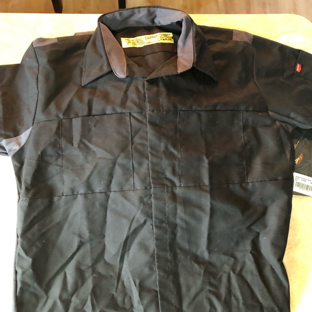 RedKap Red Kap Oilblok technology mechanic shirts Mens size L quantity 6 total